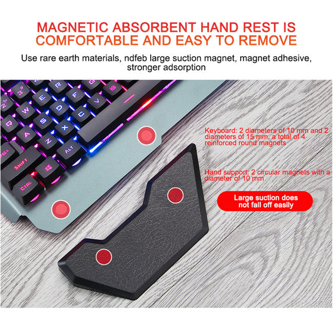 Teclado mecánico ergonómico con retroiluminacion RGB
