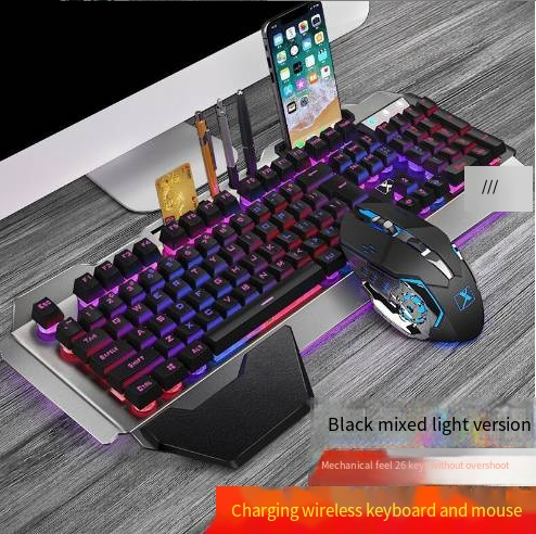 Teclado mecánico ergonómico con retroiluminacion RGB