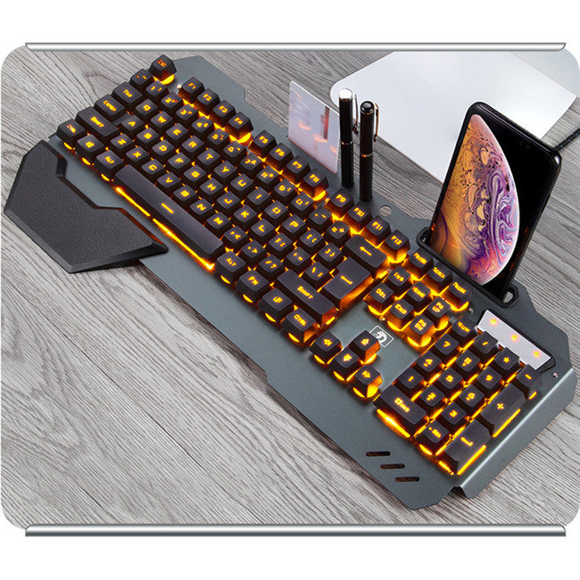 Teclado mecánico ergonómico con retroiluminacion RGB