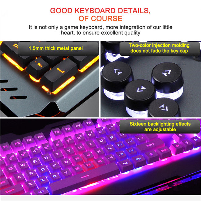 Teclado mecánico ergonómico con retroiluminacion RGB